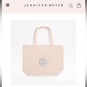 New Jennifer Meyer Cream Good Luck Tote Minimalist Tote